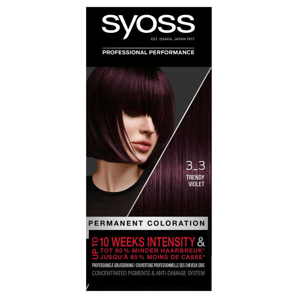 Syoss Classic Haarverf 3-3 Dark Violet