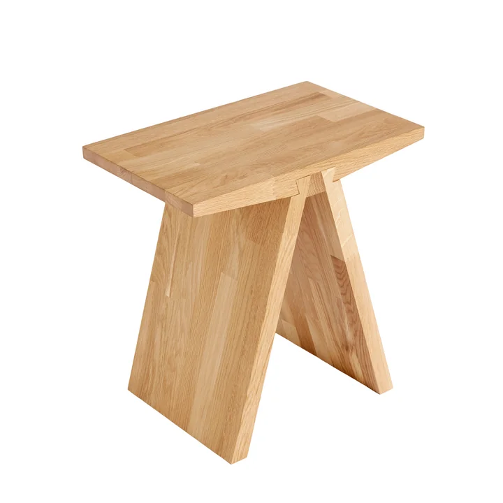 Muubs - Angle Hocker, 45 x 45 cm, Eiche geölt