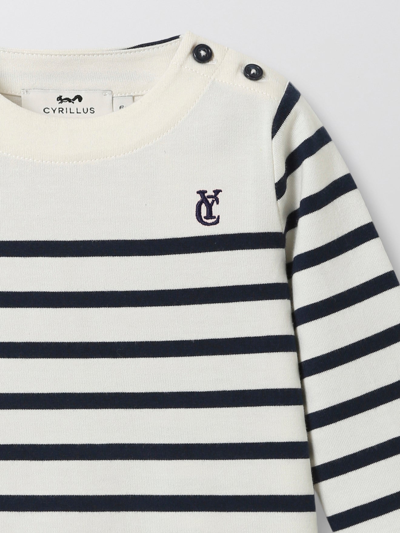 T-shirt marinière Bébé - Coton bio