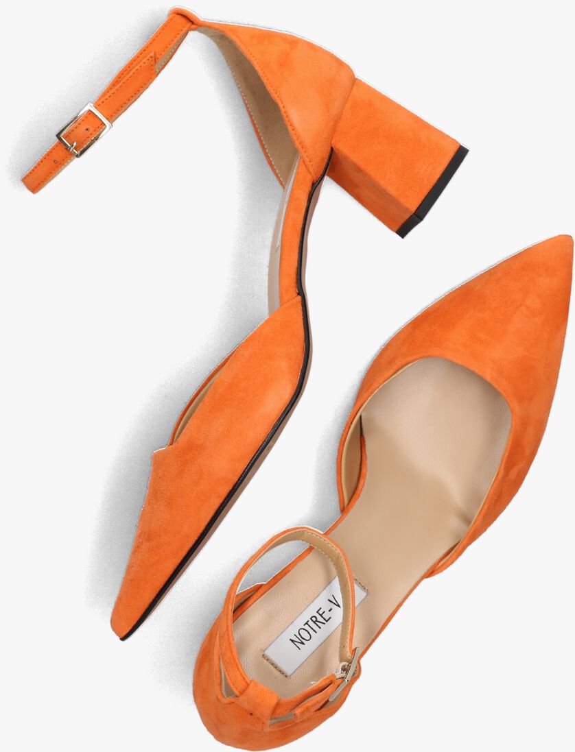 NOTRE-V oranje notre-v pumps 35514