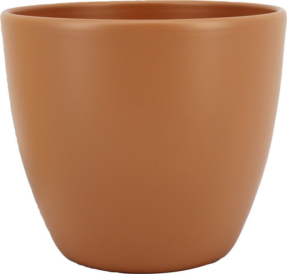 Floran bloempot Boule oranje D 12 H 9,8 cm