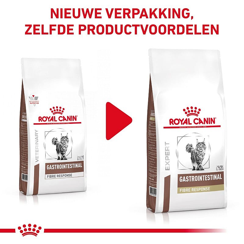 Royal Canin Fibre Respons Kat Kattenvoer voor ondersteuning van de spijsvertering bij volwassen katten
