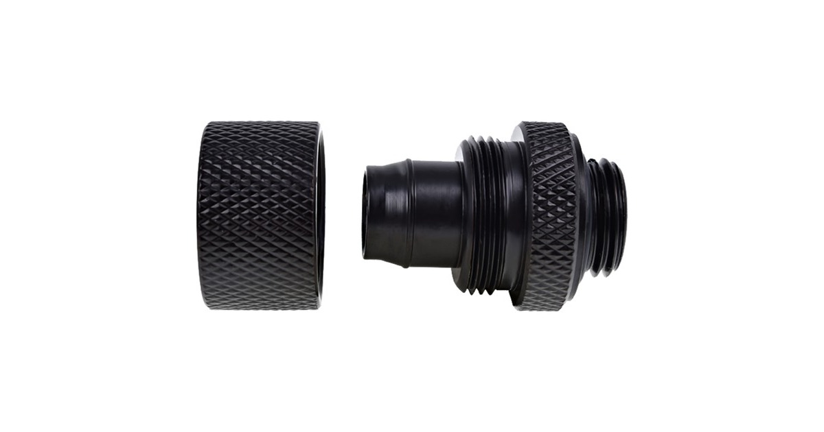 AlphacoolEiszapfen 13/10mm Compression fitting verbinding  (Zwart, 6 stuks)