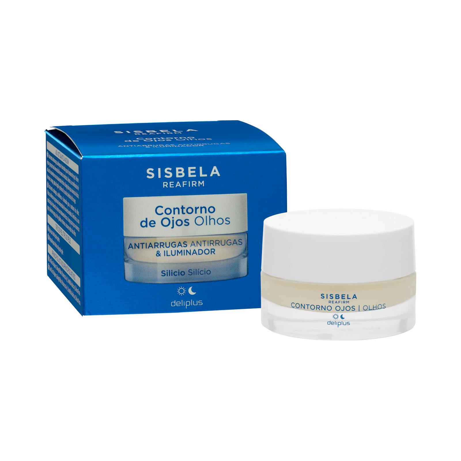 Contour des yeux anti-rides et illuminateur au silicium Sisbela Reafirm Deliplus