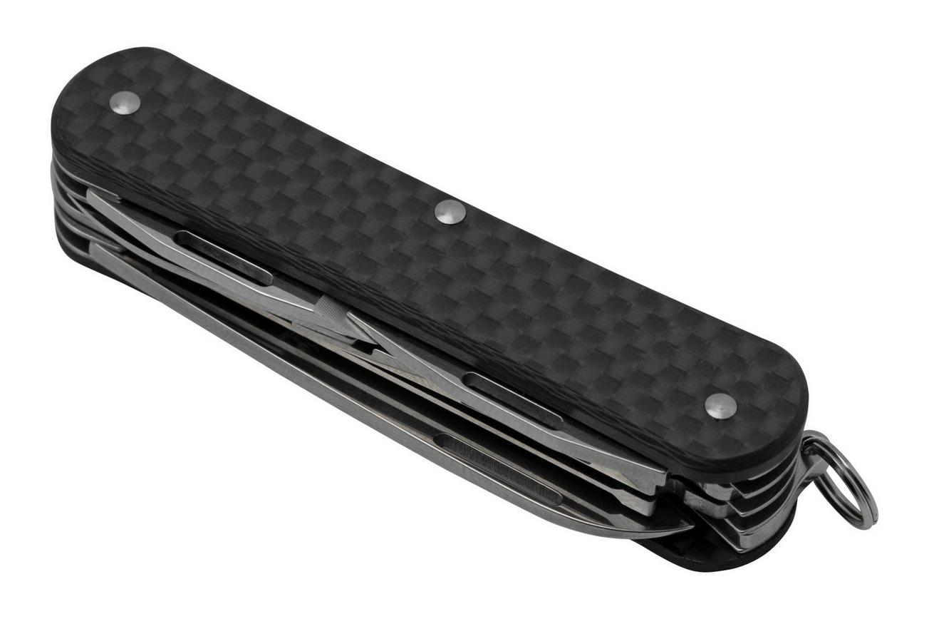 Fox Vulpis 5-Tools FX-VP130-SF5CF, M390, Carbon Fiber, Zwitsers zakmes