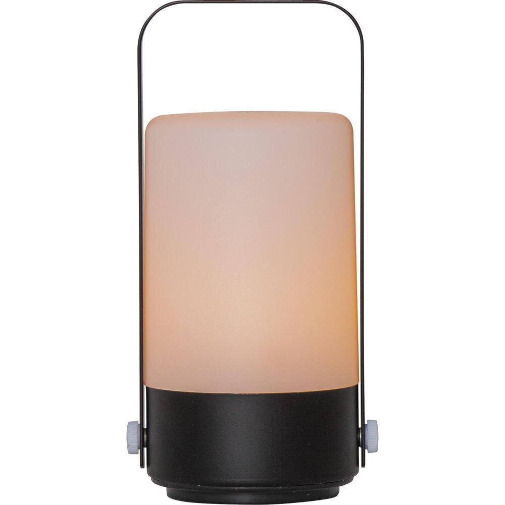 LED tafellamp Flame Lantern in zwart 0,06W IP44