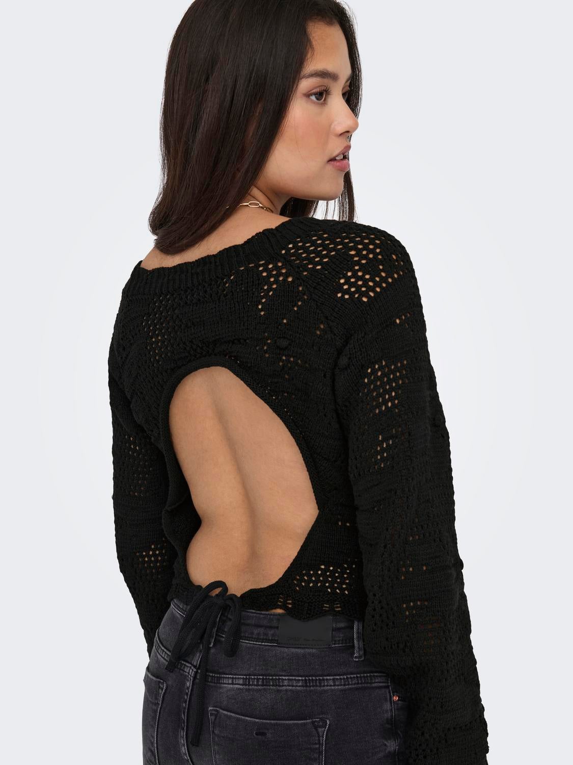 ONLCILLE Gestricktes Oberteil Black