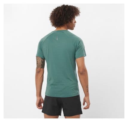 T-Shirt Technique Salomon Cross Run Vert