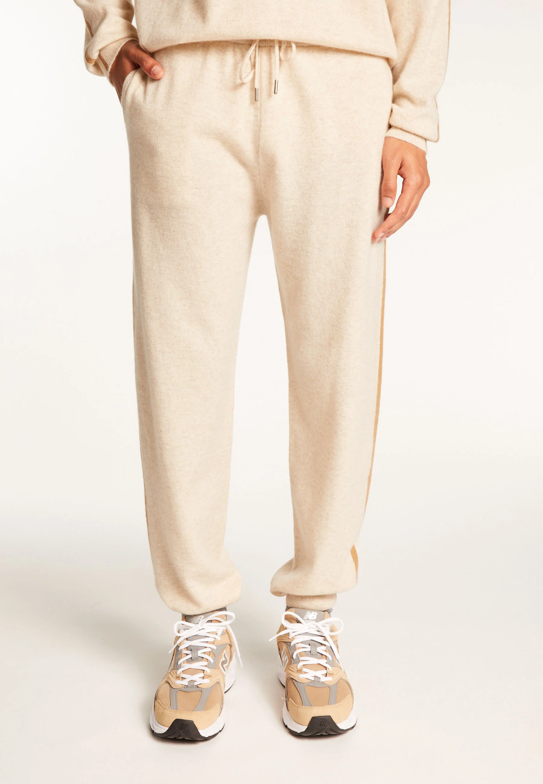 TULLIOAH24 - Pantalon en cachemire | Beige