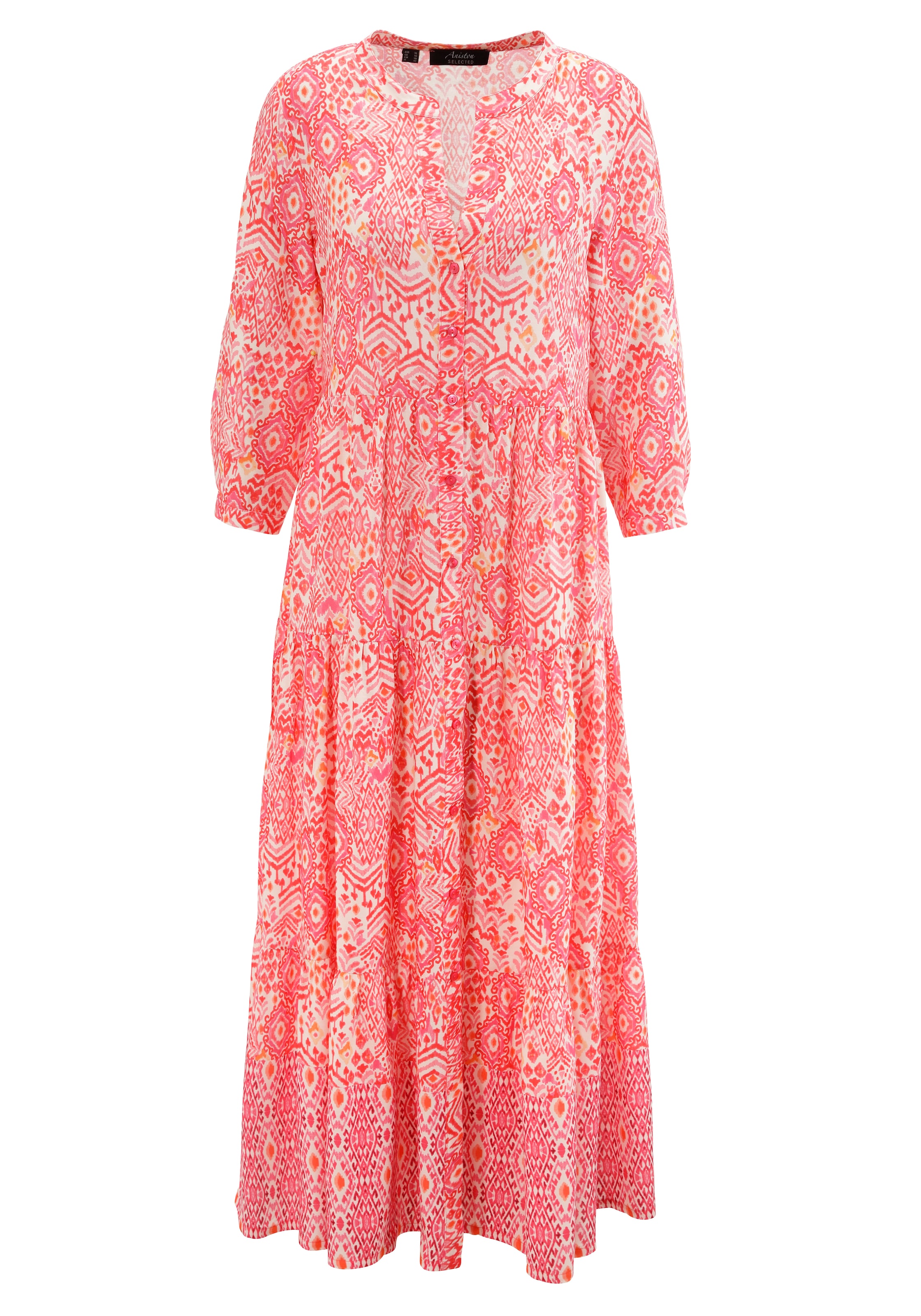 Aniston SELECTED Maxikleid mit frisch sommerlicher Ethno-Musterung