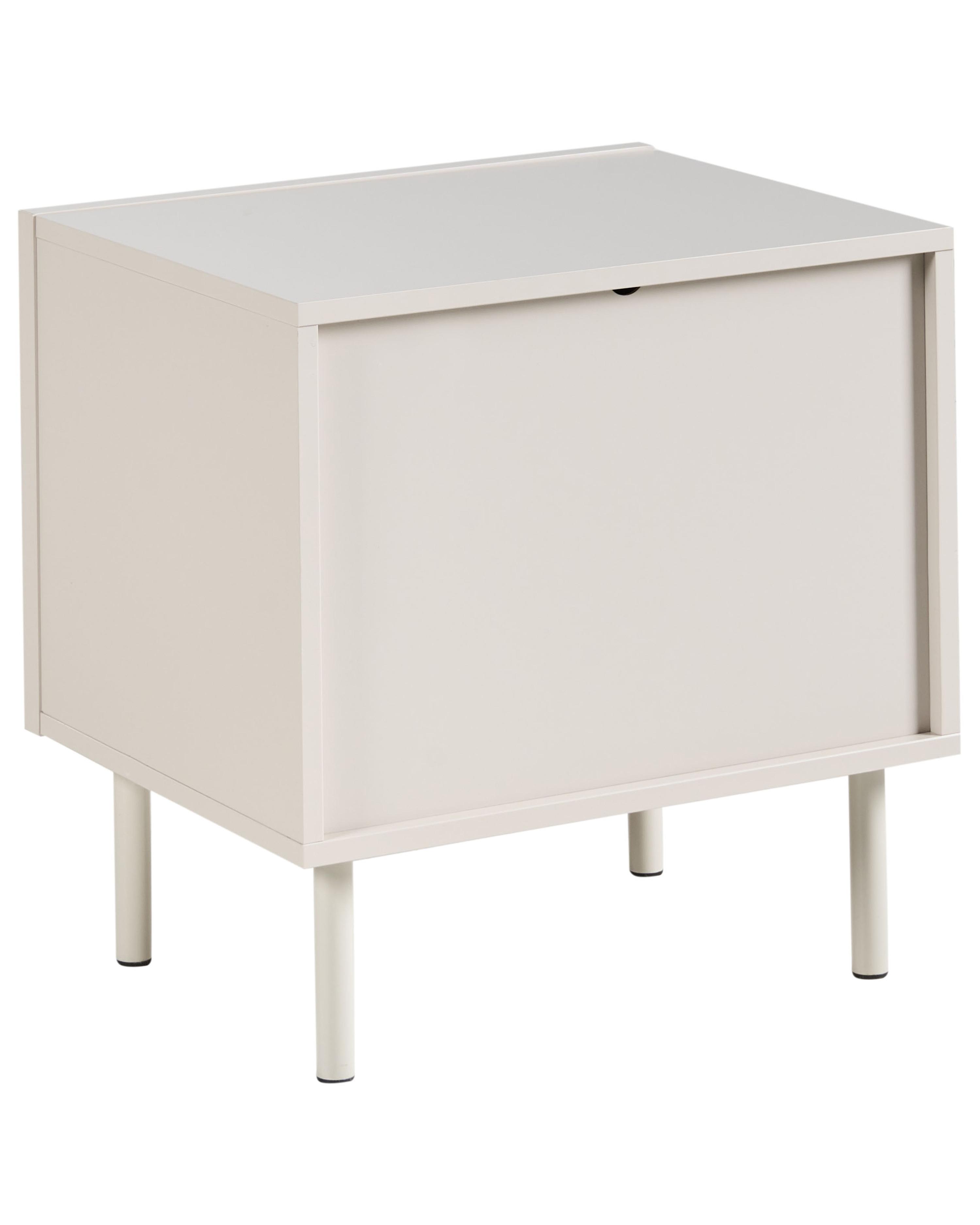 Nachtkastje CLUNES Lichtbeige