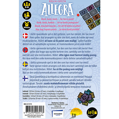 Allegra kortspil