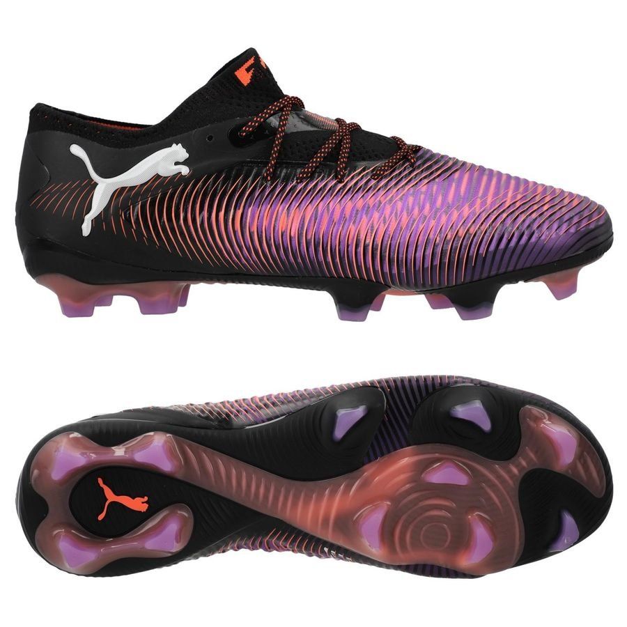 PUMA Future 8 Ultimate Low FG Unlimited - Noir/Blanc/Glowing Red
