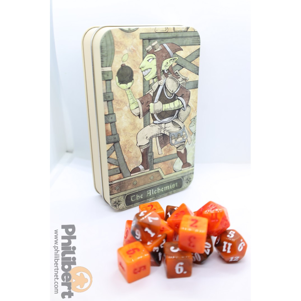 Set de Dés JDR de Classe (Pathfinder and 5E) : Alchimiste