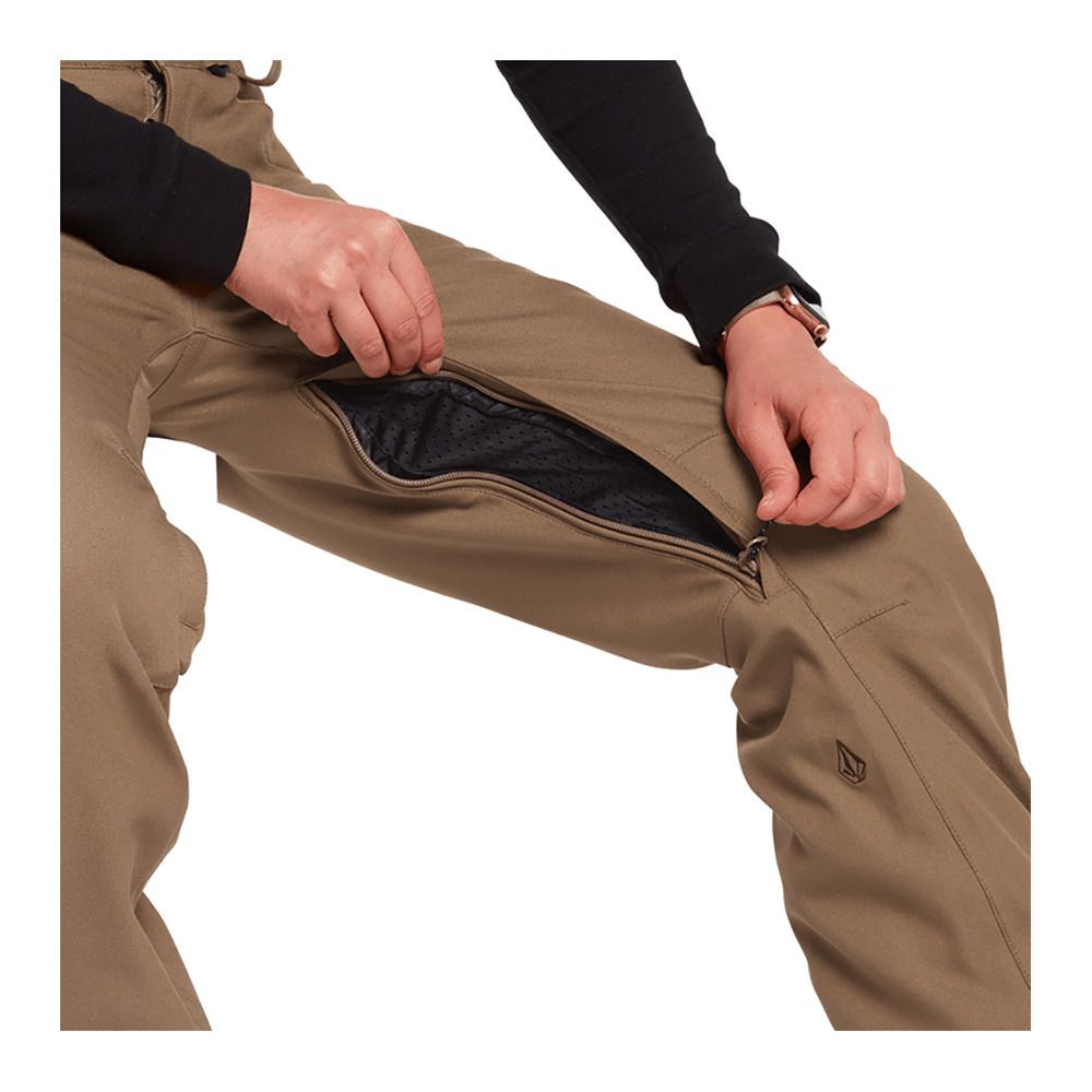 Volcom GRAIL 3D STRETCH - Pantalon snow Femme coffee