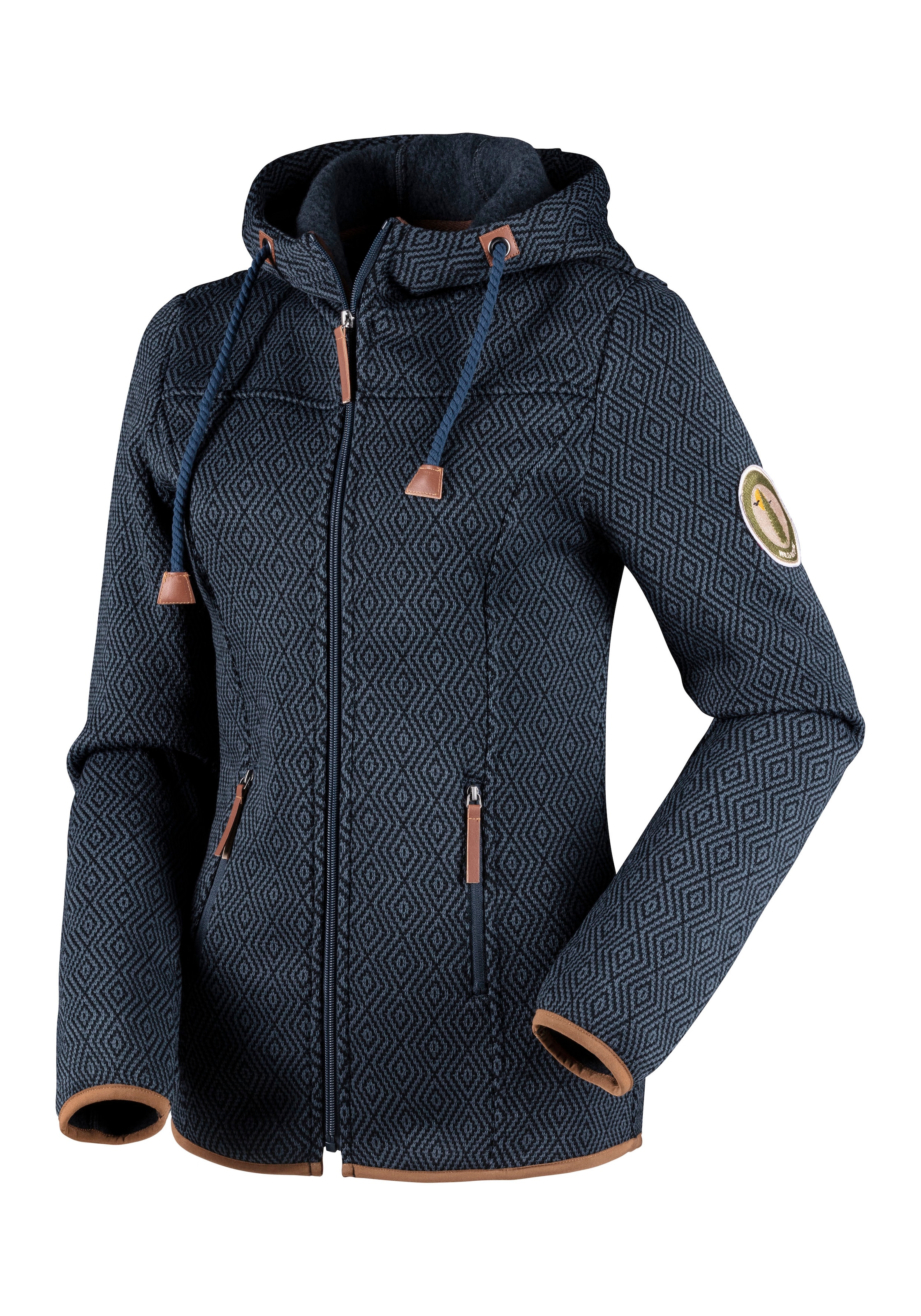 LASCANA ACTIVE Fleecejacke mit Kapuze Trekkingjacke mit Kapuze