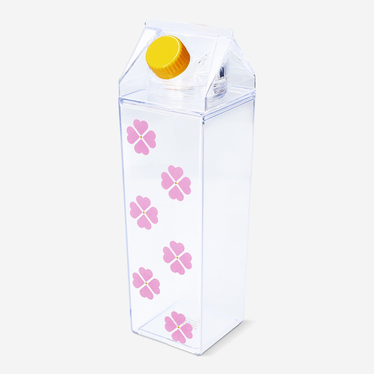 Pink drikkeflaske formet som en mælkekarton - 500 ml
