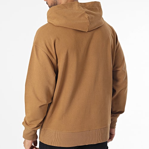 Sweat Capuche Relax Signature 7785 Marron Doré