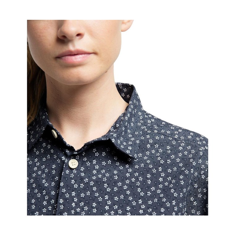 Haglöfs Idun SS Shirt Women Dense Blue Flower