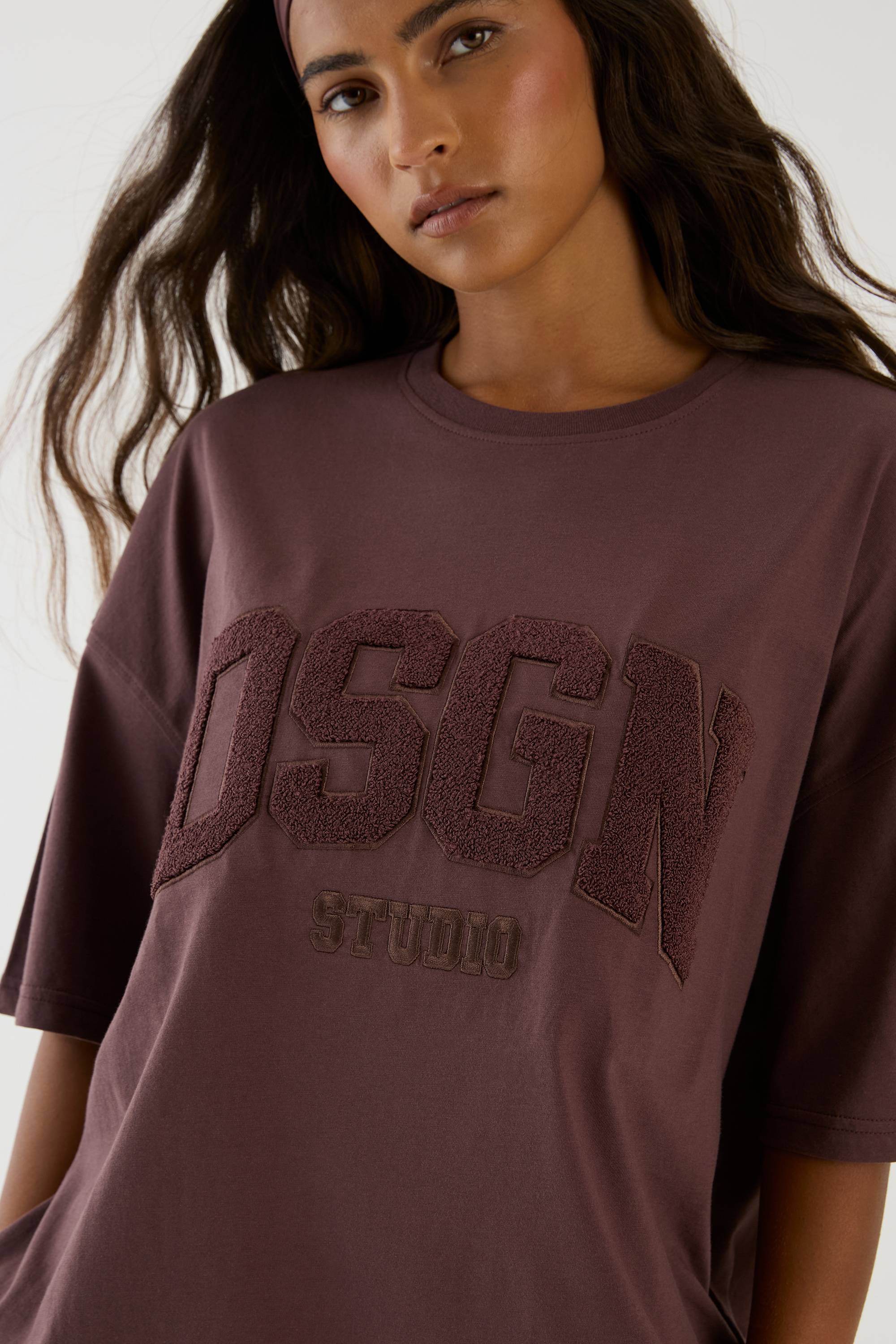 T-shirt Oversize Dsgn Studio Avec Appliqué En Éponge