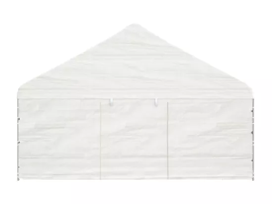 Belvédère avec toit blanc 11,15x5,88x3,75 m polyéthylène