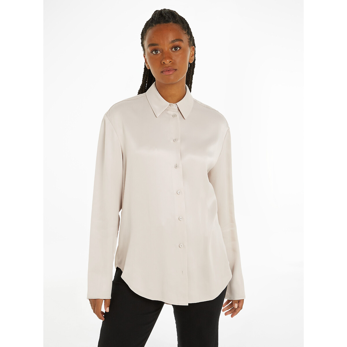 CALVIN KLEIN<br>Camisa de manga comprida