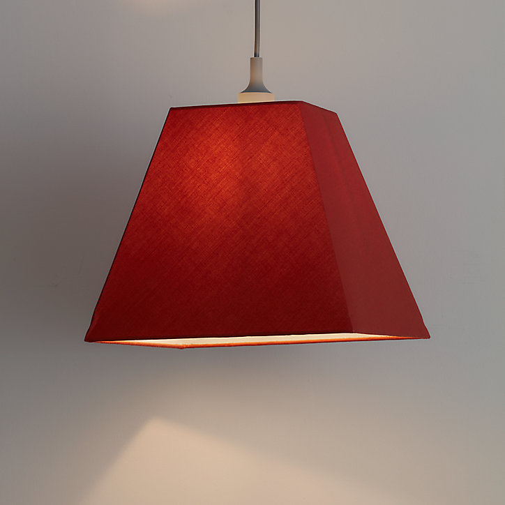 Abat-jour Qarnay Ø30cm GoodHome Rouge