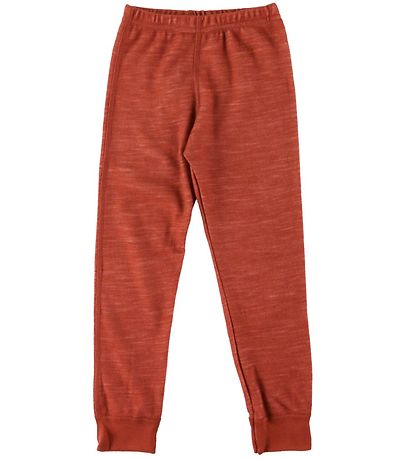 Joha Leggings - Wolle/Bambus - Rot