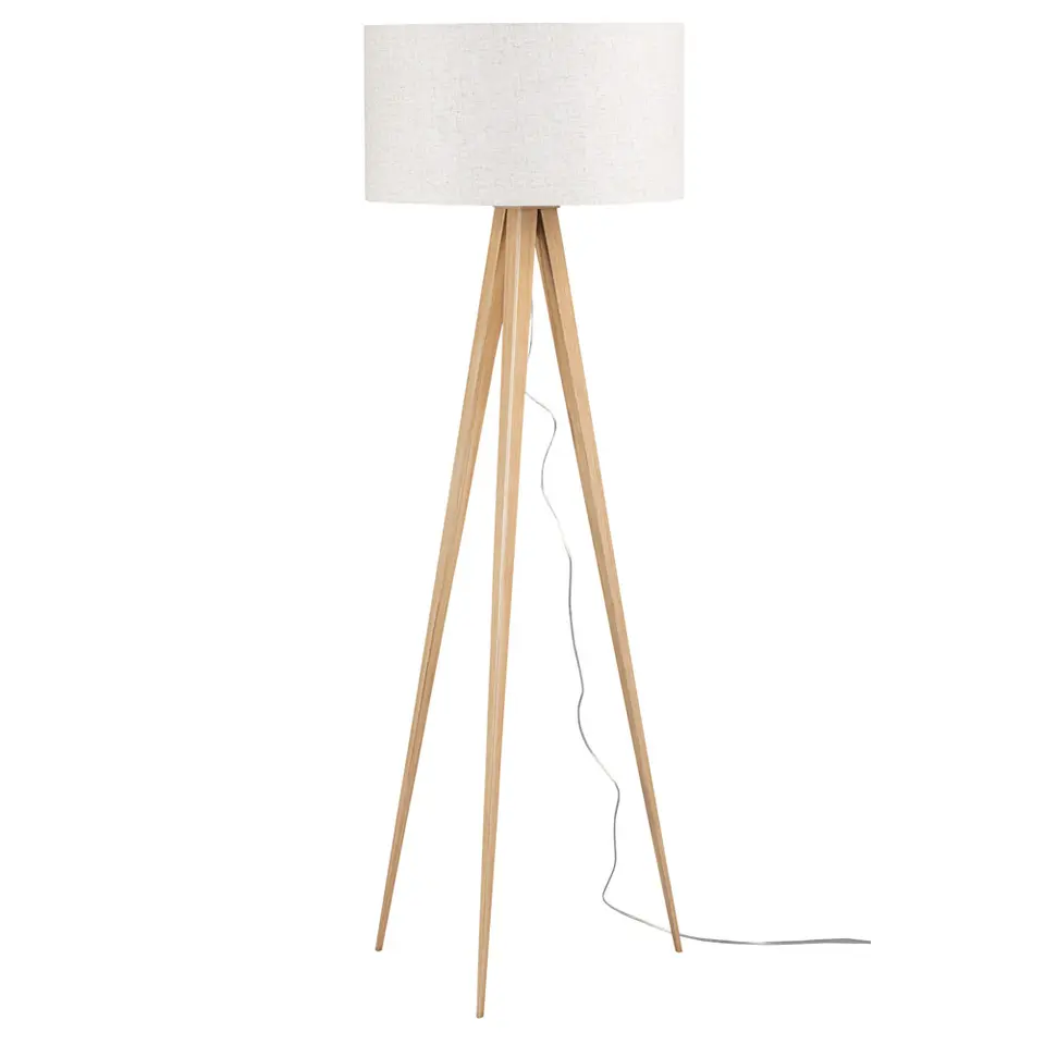 Vloerlamp Gaia - naturel - Ø50x150 cm