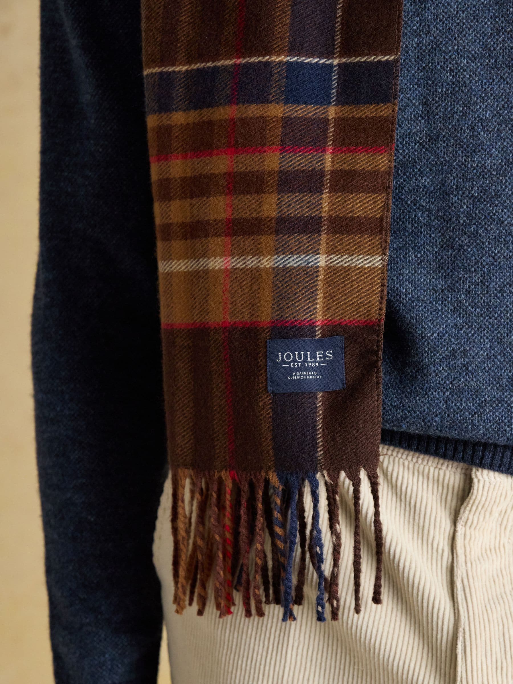 Bruin - Joules Langtree Check Scarf