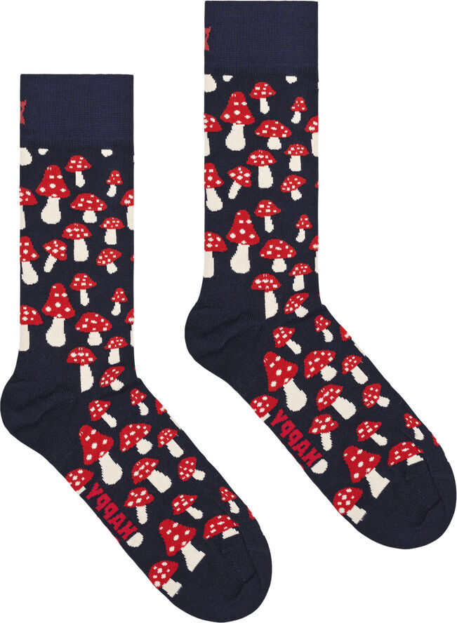 Happy Socks Mushroom Sock Navy