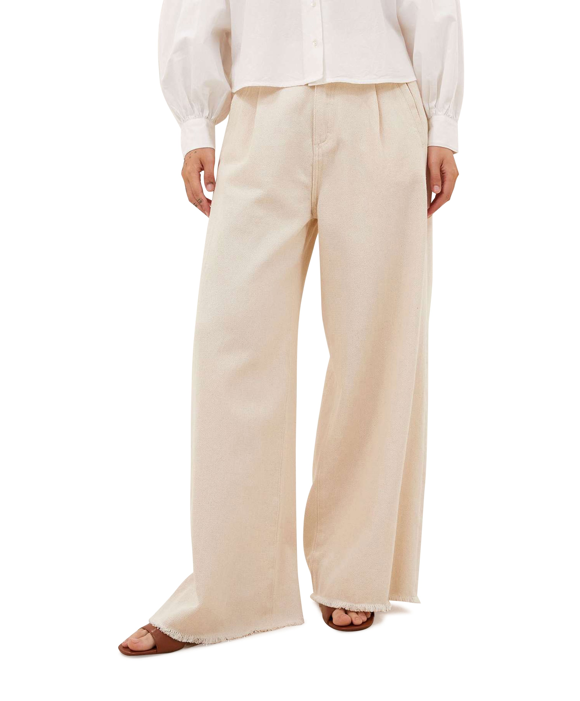 by-bar lux grain dames jeans wit
