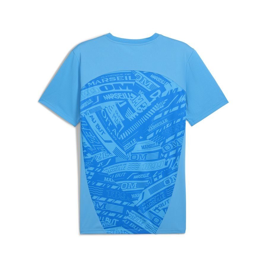 OM Prematch SS Jersey Bleu Azur-Frosted Dew