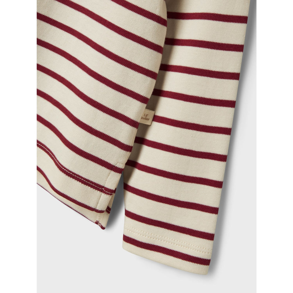 Køb Lil'Atelier Turtledove Red Dahlia Nmflimia Ls Loose Top Lil