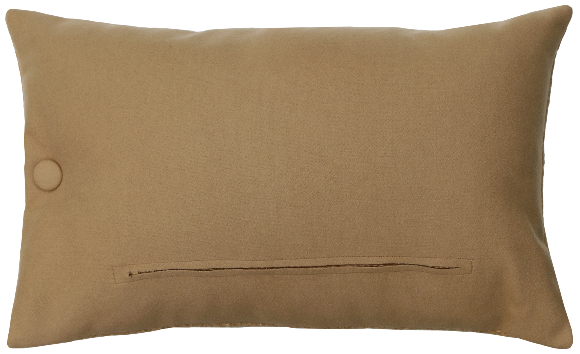 kussen bouclé knoop camel 38x59