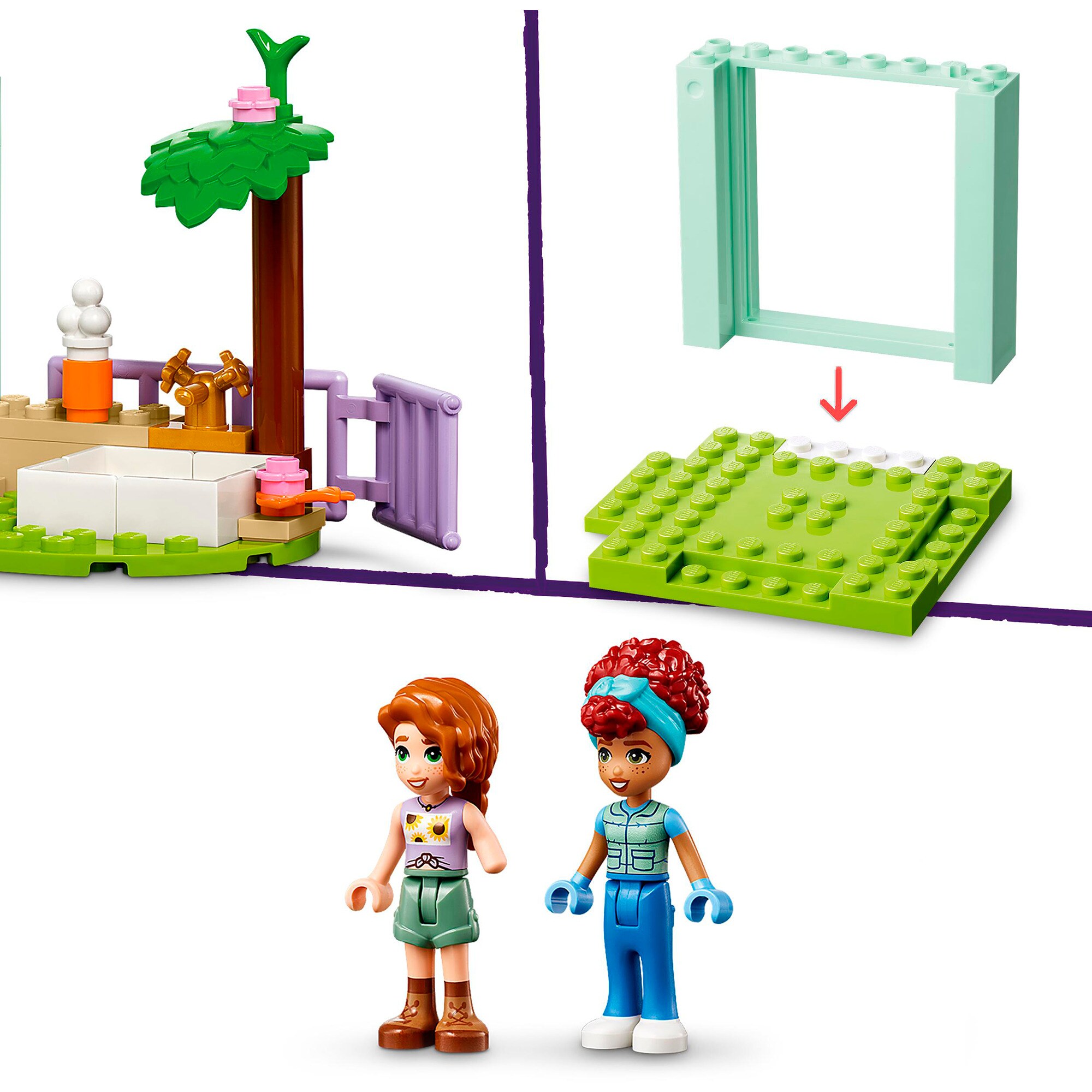 LEGO Konstruktionsspielzeug Friends Farmtierklinik