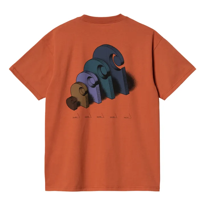Carhartt WIP T-shirt Diagram C Coton Bio | Orange