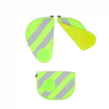 ergobag Sicherheits-Set mit Reflekorstreifen, ergobag PACK, Set 3-teilig, grün