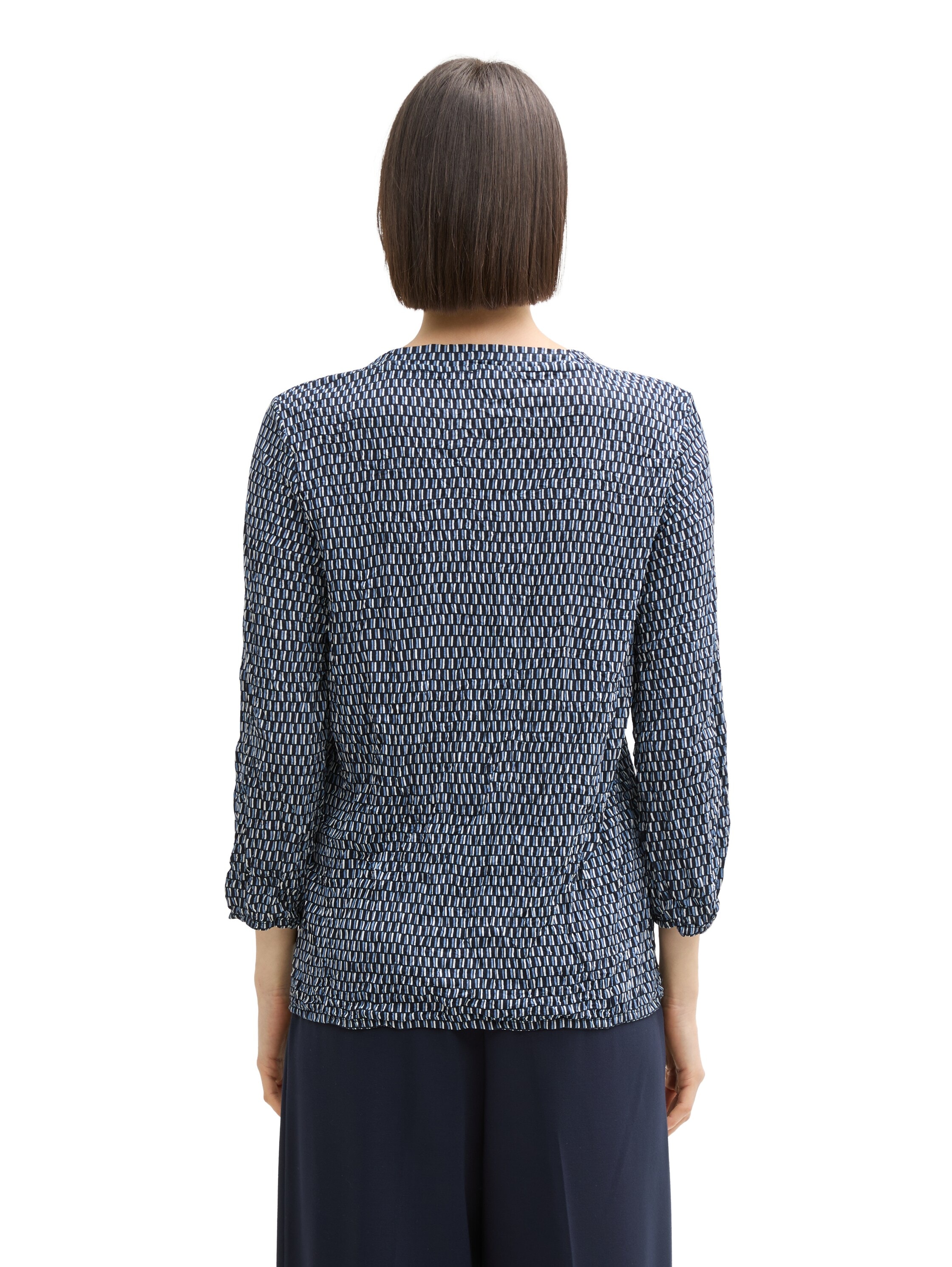 TOM TAILOR Blusenshirt , in Crinkle Optik