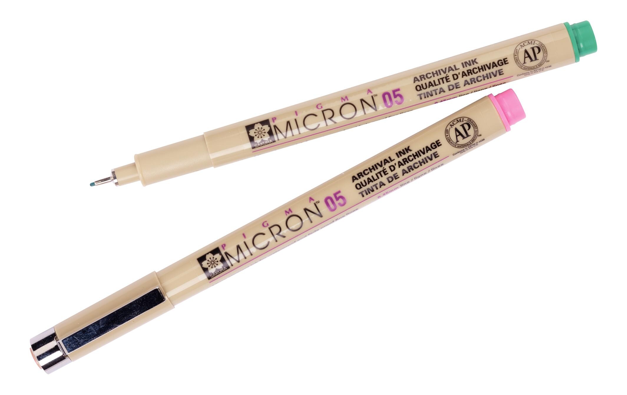 Fineliner Pigma Micron Bunt, 9-TeiligWasserfeste Fineliner in 9 Grössen