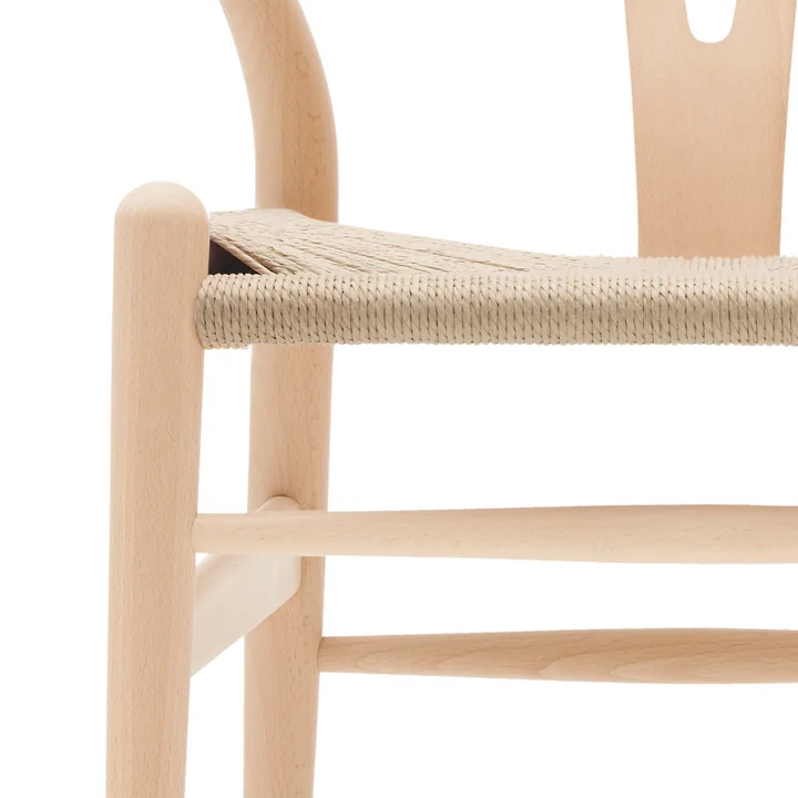 Carl Hansen - CH24 Wishbone Chair, Eiche geseift / Naturgeflecht