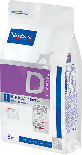 Virbac Veterinary HPM Dog D1 Dermatology Support 3kg