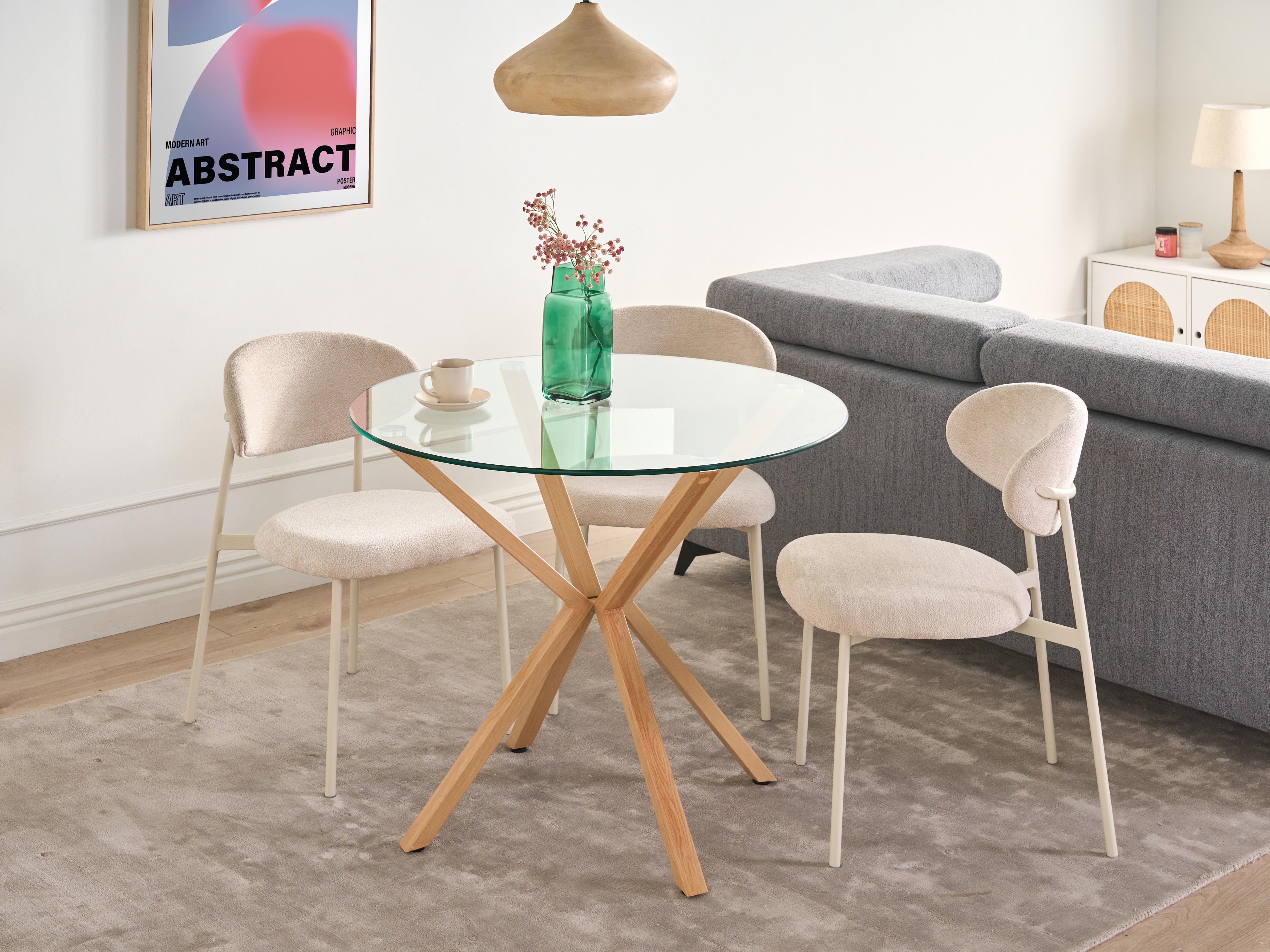 Eettafel ALTURA Transparant 90 cm 90 cm