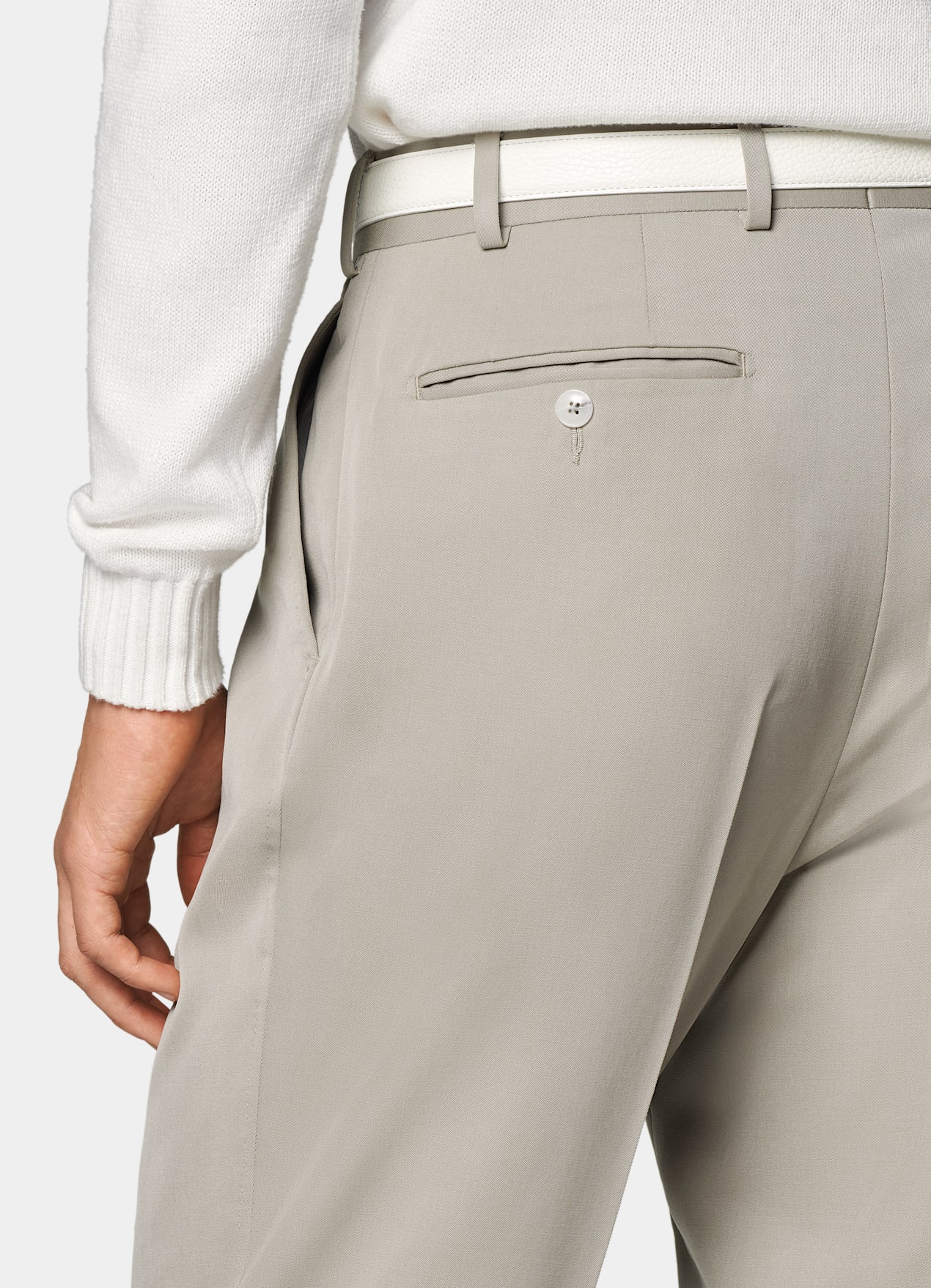 Pantalon Wide Leg Straight vert clair