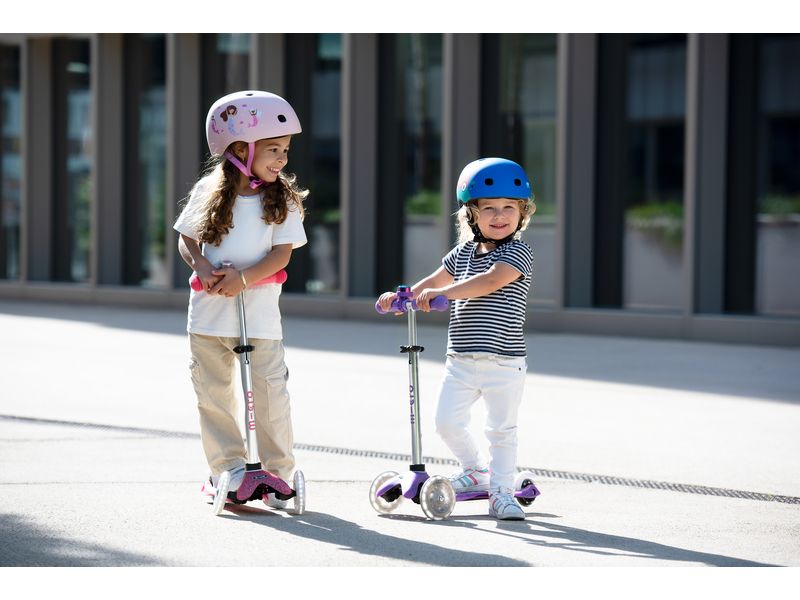 Micro Mobility Fahrradklingel Bell Neochrome Lila Klingel für Kinderfahrrad