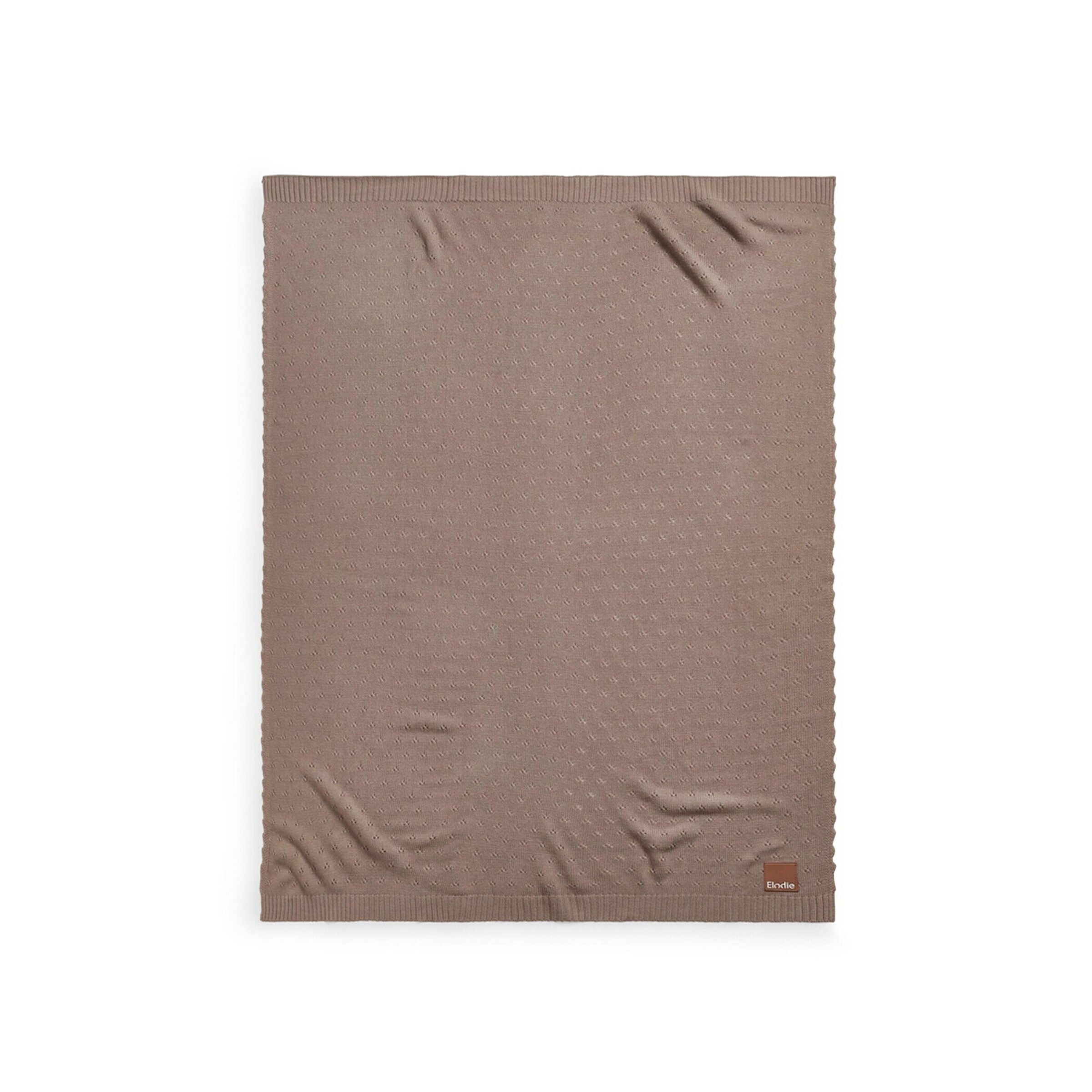 Elodie Pointelle Decke - Tender Taupe grau