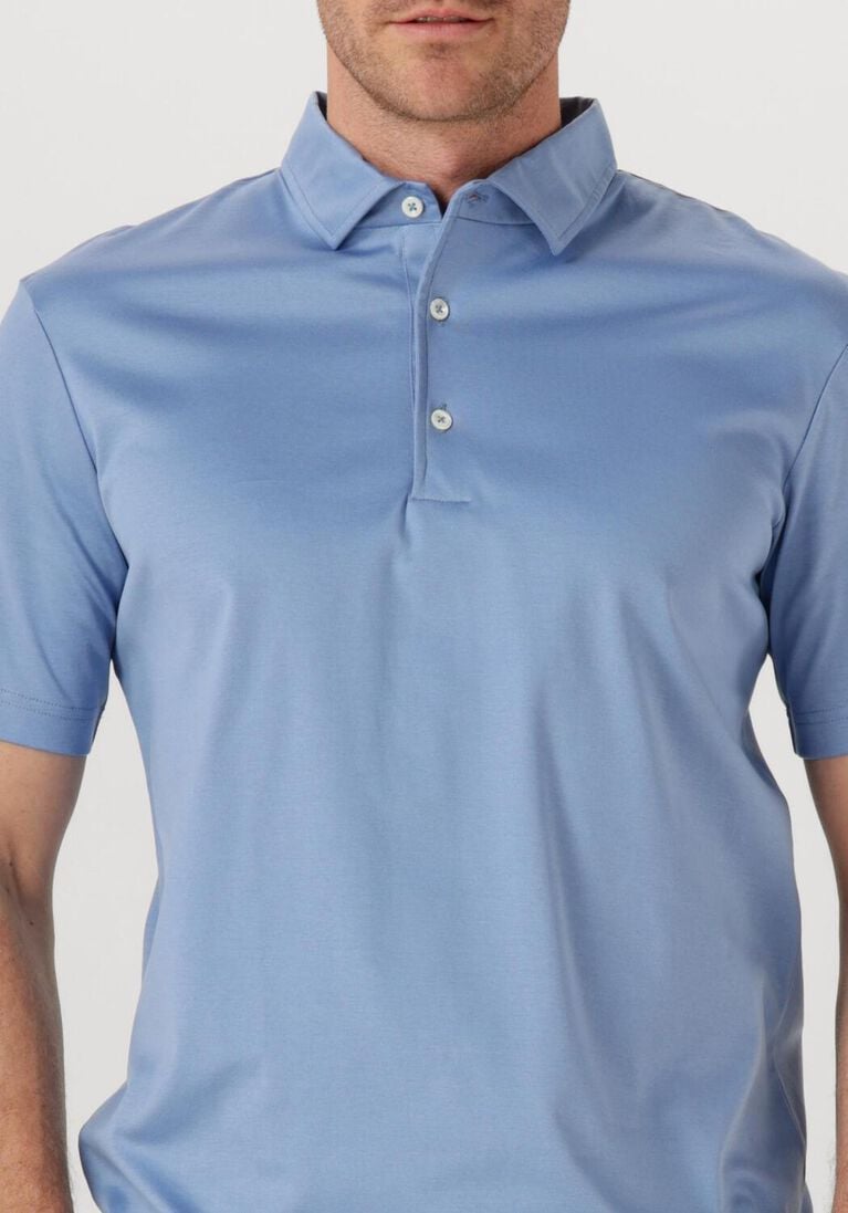 lichtblauwe valenza polo supima polo schiller collar s/s