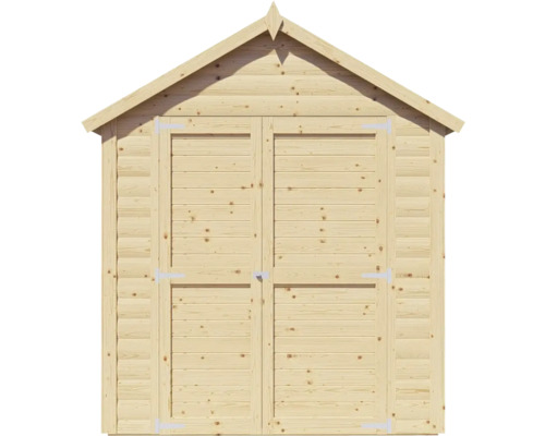 Blokhut tuinhuis Konsta met vloer, 201 x 253 cm, natuurlijke afwerking