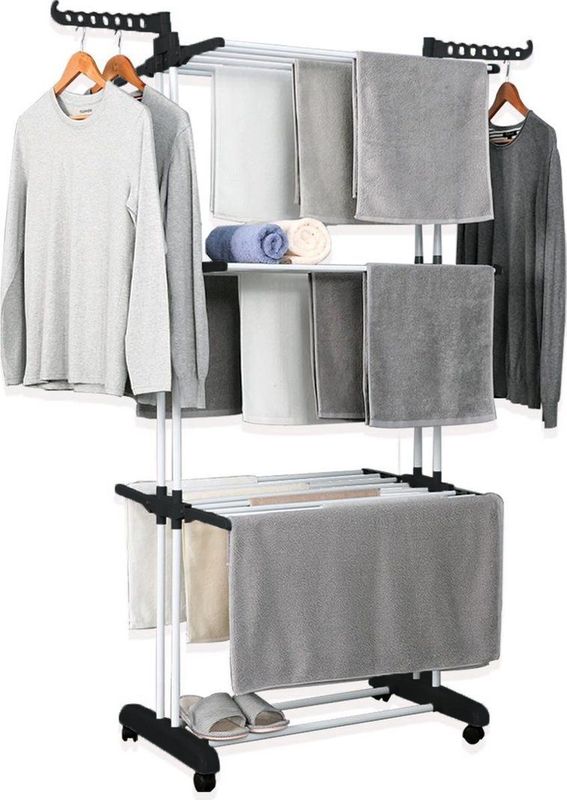 Alora - Droogtoren - Kleding Droogrek - Grijs - Inklapbaar - 20m Drooglengte