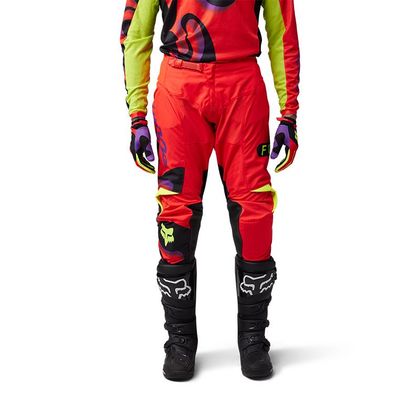 Pantalon cross Fox 180 EMOTION 2025 - Rouge